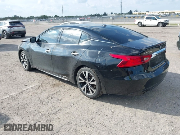 2016 Nissan Maxima 3.5 SV with VIN 1N4AA6AP0GC905837, listed as a IAAI auction lot 41730405 with 80,279 mi miles. Bid and sale history available at carsss.com. Image 3.