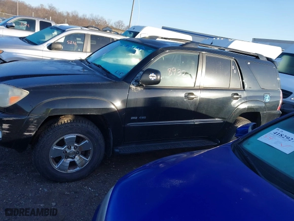 2005 Toyota 4Runner SR5 with VIN JTEBU14R658049719, listed as a IAAI auction lot 41838932 with 222,634 mi miles. Bid and sale history available at carsss.com. Image 14.