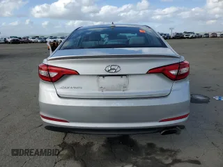 2017 Hyundai Sonata 2.4L with VIN 5NPE24AF4HH572164, listed as a Copart auction lot 50996045 with 99,418 mi miles and Salvage Title. Bid and sale history available at carsss.com. Image 6.