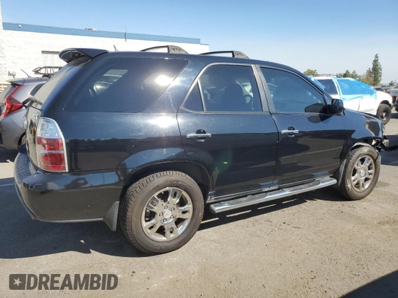 2006 Acura MDX Touring w/Navi with VIN 2HNYD18836H510543, listed as a Copart auction lot 71275524 with 153,416 mi miles and Salvage Title. Bid and sale history available at carsss.com. Image 3.