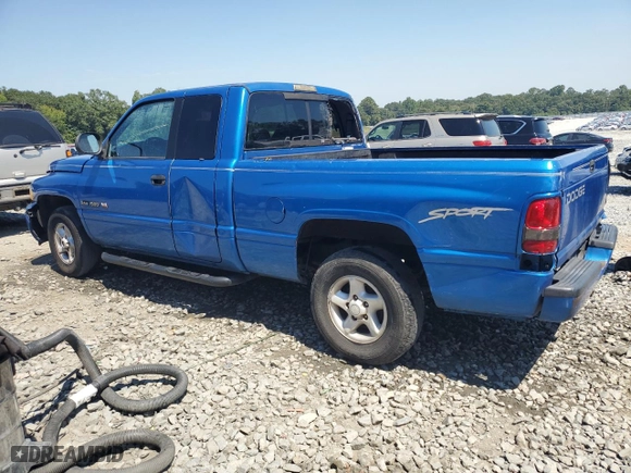 1998 Dodge Ram 1500 with VIN 1B7HC13Z7WJ139829, listed as a Copart auction lot 69193324 with 145,935 mi miles and Salvage Title. Bid and sale history available at carsss.com. Image 2.