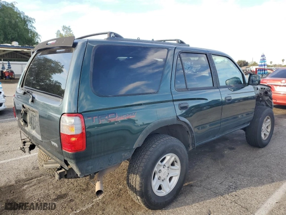 1999 Toyota 4Runner SR5 with VIN JT3GN86R9X0102271, listed as a Copart auction lot 49182775 with 246,018 mi miles and Clean Title. Bid and sale history available at carsss.com. Image 3.
