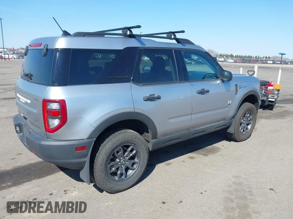 2021 Ford Bronco Sport Big Bend with VIN 3FMCR9B67MRA60805, listed as a IAAI auction lot 41903221 with 102,258 mi miles and . Bid and sale history available at DreamBid. Image 4.