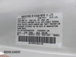 2012 Infiniti G37 z VIN JN1CV6FE5CM200375, wystawiony jako IAAI lot #42255669 z przebiegiem 194 568 mil mil oraz . Historia ofert i sprzedaży dostępna na DreamBid. Obrazek 9.