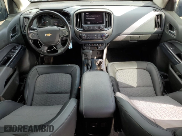 2021 Chevrolet Colorado 2WD Z71 with VIN 1GCGSDEN2M1280928, listed as a Copart auction lot 54603665 with 26,278 mi miles and Salvage title. Bid and sale history available at DreamBid. Image 8.