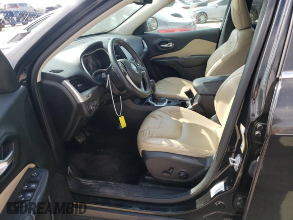 2016 Jeep Cherokee Limited with VIN 1C4PJLDS0GW106917, listed as a Copart auction lot 66001654 with 119,071 mi miles and Salvage Title. Bid and sale history available at carsss.com. Image 7.
