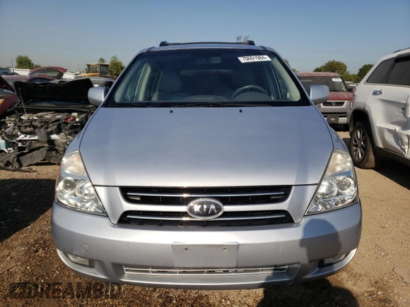 2007 Kia Sedona EX with VIN KNDMB233276174639, listed as a Copart auction lot 70691984 with 122,934 mi miles and Salvage Title. Bid and sale history available at carsss.com. Image 5.
