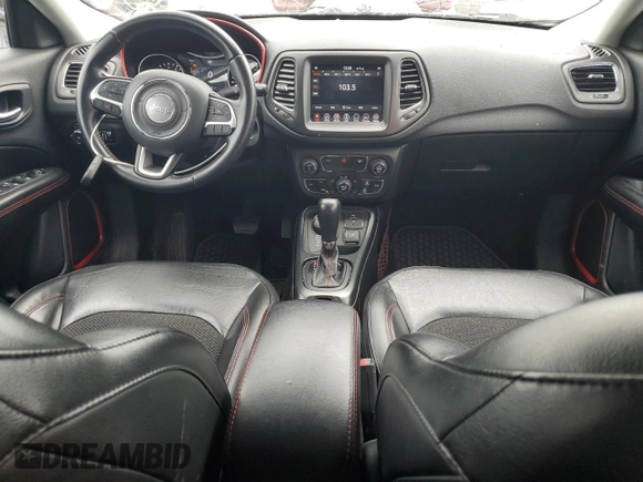 2019 Jeep Compass Trailhawk with VIN 3C4NJDDB0KT775734, listed as a Copart auction lot 50726555 with 81,812 mi miles and Salvage Title. Bid and sale history available at carsss.com. Image 8.