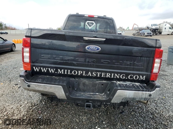 2022 Ford F-250 XL with VIN 1FT7X2B69NEF95657, listed as a Copart auction lot 50950495 with 44,978 mi miles and Salvage Title. Bid and sale history available at DreamBid. Image 6.