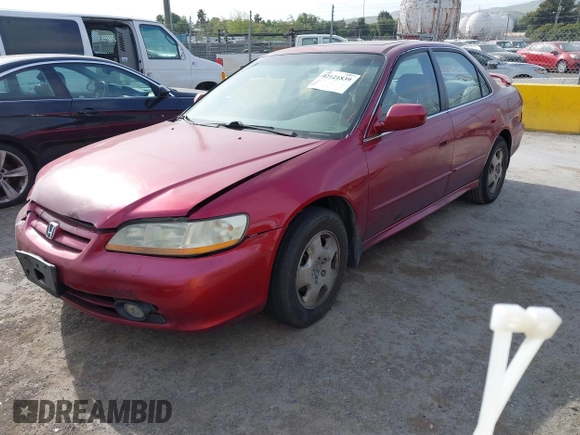 2002 Honda Accord EX z VIN 1HGCG16512A055542, wystawiony jako IAAI lot #42121839 z przebiegiem 196 264 mil mil oraz . Historia ofert i sprzedaży dostępna na DreamBid. Obrazek 2.