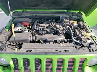2018 Jeep Wrangler Unlimited Sport with VIN 1C4HJXDN6JW286918, listed as a Copart auction lot 49873765 with 43,787 mi miles and Salvage Title. Bid and sale history available at carsss.com. Image 11.