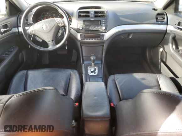 2006 Acura TSX with VIN JH4CL96826C036817, listed as a Copart auction lot 57084175 with 80,646 mi miles and Salvage title. Bid and sale history available at DreamBid. Image 8.