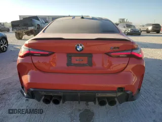 2021 BMW M4 Competition with VIN WBS33AZ06MCG53607, listed as a Copart auction lot 75600424 with 42,529 mi miles and Salvage Title. Bid and sale history available at carsss.com. Image 6.