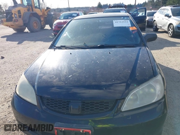 2005 Honda Civic Cpe LX with VIN 1HGEM22545L074544, listed as a IAAI auction lot 41753533 with 1 mi miles. Bid and sale history available at carsss.com. Image 6.