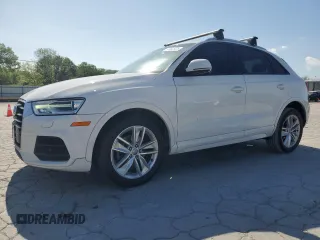 2017 Audi Q3 Premium with VIN WA1BCCFS0HR010488, listed as a Copart auction lot 54062635 with 138,527 mi miles and Clean Title. Bid and sale history available at carsss.com. Image 1.