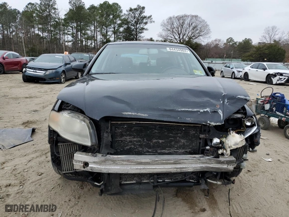 2008 Audi A4 2.0T with VIN WAUDF78E98A166786, listed as a Copart auction lot 84434984 with 182,093 mi miles and Salvage Title. Bid and sale history available at carsss.com. Image 5.