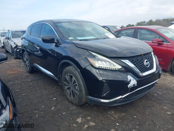 2020 Nissan Murano S with VIN 5N1AZ2AJ4LN134137, listed as a IAAI auction lot 41496978 with 103,145 mi miles. Bid and sale history available at carsss.com. Image 1.