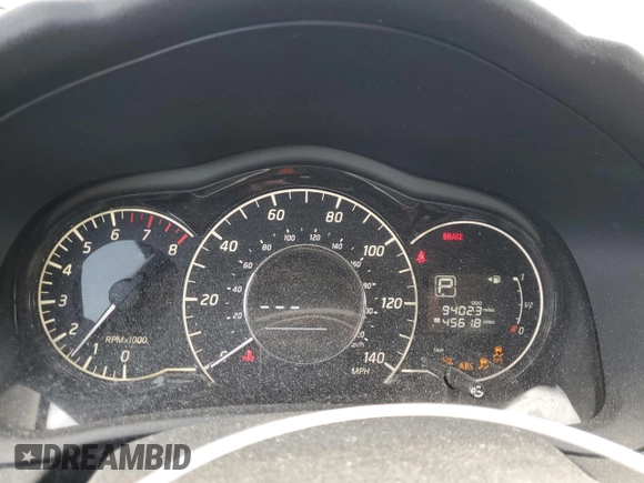 2017 Nissan Note S Plus with VIN 3N1CE2CP1HL367915, listed as a Copart auction lot 59493725 with 94,023 mi miles and Salvage title. Bid and sale history available at DreamBid. Image 9.