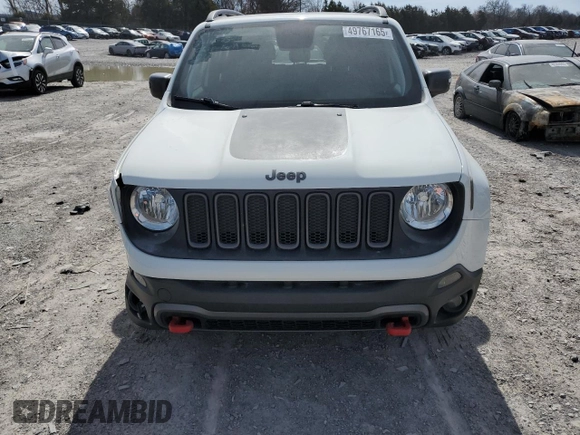 2018 Jeep Renegade Trailhawk with VIN ZACCJBCB6JPG95244, listed as a Copart auction lot 49767165 with 93,526 mi miles and Salvage Title. Bid and sale history available at carsss.com. Image 5.