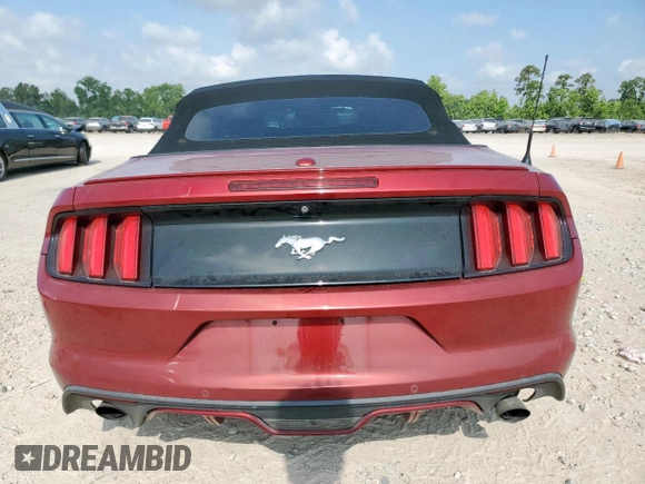 2017 Ford Mustang EcoBoost Premium with VIN 1FATP8UH6H5342404, listed as a Copart auction lot 58248565 with 58,858 mi miles and Salvage title. Bid and sale history available at DreamBid. Image 6.