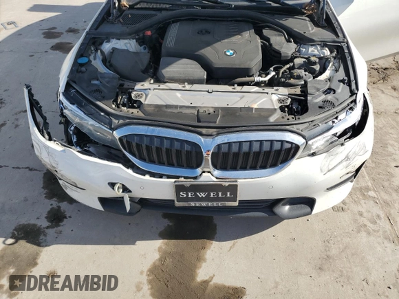 2020 BMW 3 Series 330i with VIN 3MW5R1J01L8B08554, listed as a Copart auction lot 47298125 with 98,461 mi miles and Salvage Title. Bid and sale history available at carsss.com. Image 11.