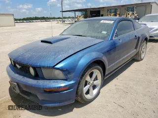 2007 Ford Mustang GT Deluxe with VIN 1ZVHT82H575284604, listed as a Copart auction lot 62477155 with 141,295 mi miles and Clean title. Bid and sale history available at DreamBid. Image 1.