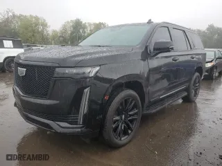 2021 Cadillac Escalade Sport with VIN 1GYS4EKL1MR346183, listed as a Copart auction lot 72562954 with 47,339 mi miles and Salvage Title. Bid and sale history available at carsss.com. Image 1.
