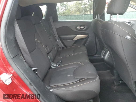 2017 Jeep Cherokee Latitude with VIN 1C4PJMCB8HW596595, listed as a Copart auction lot 51969565 with 118,665 mi miles and Salvage Title. Bid and sale history available at carsss.com. Image 11.