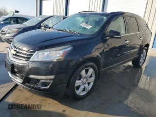 2016 Chevrolet Traverse LT z VIN 1GNKRGKDXGJ216702, wystawiony jako Copart lot #52595695 z przebiegiem 99 508 mil mil oraz Szkoda całkowita • Salvage title. Historia ofert i sprzedaży dostępna na DreamBid. Obrazek 1.