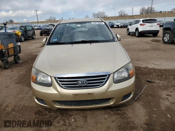 2009 Kia Spectra LX z VIN KNAFE222195652337, wystawiony jako Copart lot #45874605 z przebiegiem 141 149 mil mil oraz Szkoda całkowita • Salvage title. Historia ofert i sprzedaży dostępna na DreamBid. Obrazek 5.
