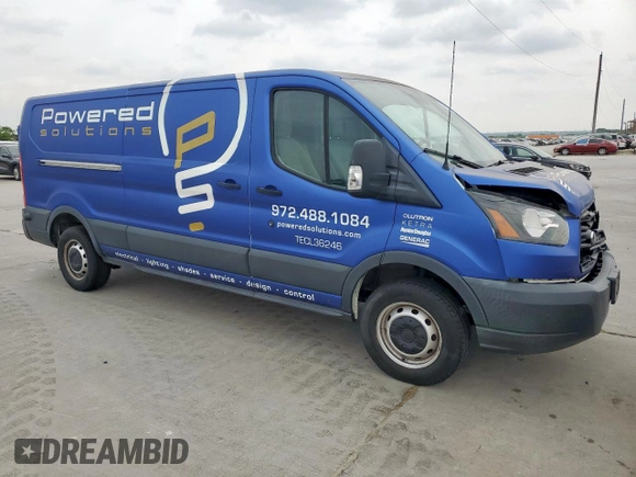 2018 Ford Transit with VIN 1FTYR2YG3JKA71639, listed as a Copart auction lot 53021975 with Not Provided miles and Salvage Title. Bid and sale history available at DreamBid. Image 4.