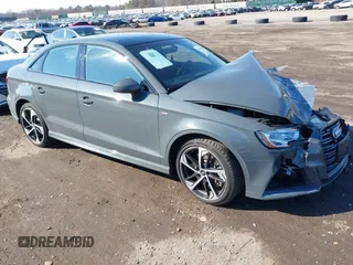 2020 Audi A3 Sedan S line Premium with VIN WAUBEGFF5LA098209, listed as a IAAI auction lot 41640790 with 36,057 mi miles. Bid and sale history available at carsss.com. Image 1.