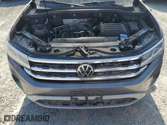 2022 Volkswagen Atlas SE with VIN 1V2HE2CA5NC212448, listed as a Copart auction lot 60375345 with 84,919 mi miles and Salvage title. Bid and sale history available at DreamBid. Image 12.