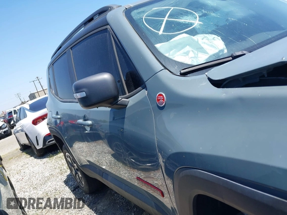 2017 Jeep Renegade Deserthawk with VIN ZACCJBCB1HPG12779, listed as a IAAI auction lot 41294595 with 92,316 mi miles and . Bid and sale history available at DreamBid. Image 13.