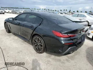 2023 BMW 8 Series 840i with VIN WBAGV2C09PCN00848, listed as a Copart auction lot 74784264 with 0 mi miles and Non Repairable. Bid and sale history available at carsss.com. Image 2.