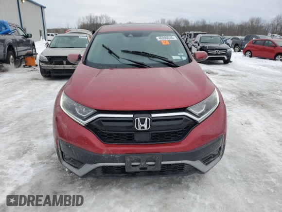 2021 Honda CR-V EX with VIN 2HKRW2H58MH619889, listed as a Copart auction lot 46990635 with 100,828 mi miles and Salvage Title. Bid and sale history available at carsss.com. Image 5.