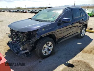 2019 Toyota RAV4 XLE with VIN JTMW1RFV1KD512263, listed as a Copart auction lot 50361875 with 49,028 mi miles and Salvage Title. Bid and sale history available at carsss.com. Image 1.