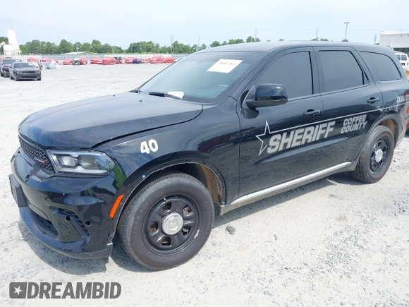 2023 Dodge Durango Pursuit z VIN 1C4SDJFT1PC692427, wystawiony jako IAAI lot #39687263 z przebiegiem 4 524 mil mil oraz . Historia ofert i sprzedaży dostępna na DreamBid. Obrazek 2.