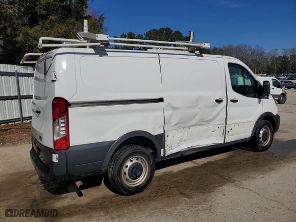 2021 Ford Transit Cargo Van with VIN 1FTBR1Y87MKA53352, listed as a Copart auction lot 43004615 with 74,384 mi miles and Clean Title. Bid and sale history available at carsss.com. Image 3.