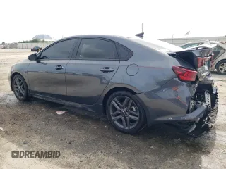 2021 Kia Forte GT-Line with VIN 3KPF34AD7ME340561, listed as a Copart auction lot 58385175 with 79,074 mi miles and Non repairable. Bid and sale history available at DreamBid. Image 2.