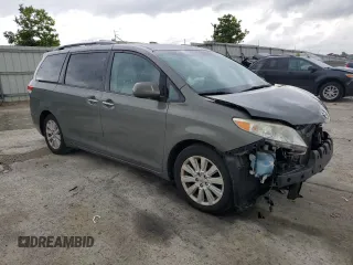 2011 Toyota Sienna XLE AAS with VIN 5TDYK3DC9BS120799, listed as a Copart auction lot 61470045 with 194,422 mi miles and Salvage title. Bid and sale history available at DreamBid. Image 4.
