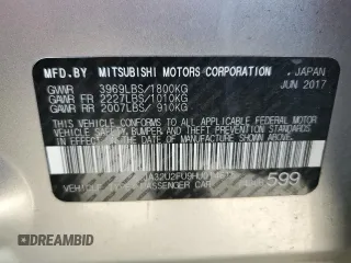 2017 Mitsubishi Lancer ES with VIN JA32U2FU9HU014615, listed as a Copart auction lot 75430664 with 92,308 mi miles and Salvage Title. Bid and sale history available at DreamBid. Image 12.