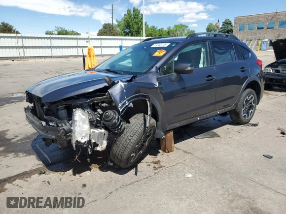2017 Subaru Crosstrek Limited with VIN JF2GPAKC5HH271612, listed as a Copart auction lot 57243745 with 107,467 mi miles and Salvage title. Bid and sale history available at DreamBid. Image 1.