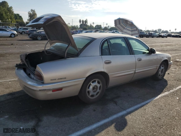 1999 Buick Park Avenue with VIN 1G4CW52K6X4653731, listed as a Copart auction lot 72736444 with 128,471 mi miles and Salvage Title. Bid and sale history available at carsss.com. Image 3.