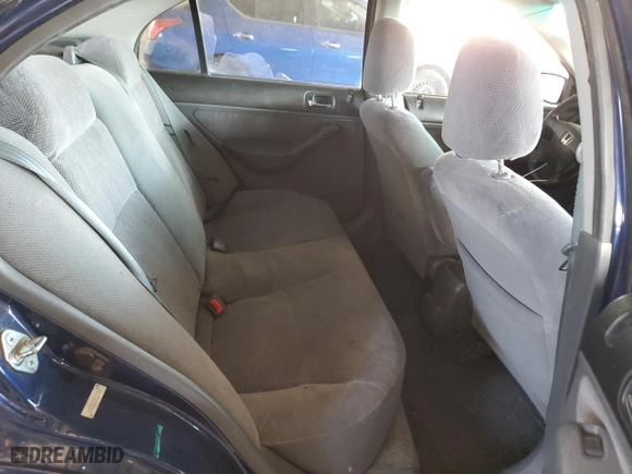 2002 Honda Civic EX with VIN 1HGES26722L043922, listed as a Copart auction lot 44972435 with 489,069 mi miles and Salvage Title. Bid and sale history available at carsss.com. Image 10.
