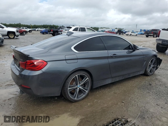 2019 BMW 4 Series 440i z VIN WBA4W7C58KAG53074, wystawiony jako Copart lot #54901475 z przebiegiem 56 521 mil mil oraz Szkoda całkowita • Salvage title. Historia ofert i sprzedaży dostępna na DreamBid. Obrazek 3.