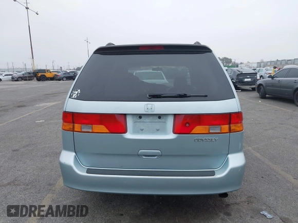 2003 Honda Odyssey EX-L with VIN 5FNRL18943B138444, listed as a IAAI auction lot 41498605 with 153,947 mi miles and . Bid and sale history available at DreamBid. Image 17.
