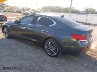 2020 Genesis G70 2.0T with VIN KMTG64LA6LU059951, listed as a IAAI auction lot 41683671 with 43,852 mi miles. Bid and sale history available at carsss.com. Image 3.