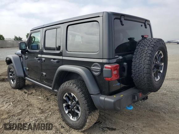2024 Jeep Wrangler Rubicon z VIN 1C4RJXR6XRW291900, wystawiony jako Copart lot #61682885 z przebiegiem Nie podano mil oraz Szkoda całkowita • Salvage title. Historia ofert i sprzedaży dostępna na DreamBid. Obrazek 2.