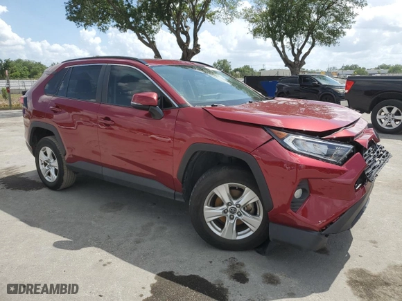2019 Toyota RAV4 XLE with VIN 2T3W1RFV1KC014598, listed as a Copart auction lot 51783125 with 48,851 mi miles and Salvage Title. Bid and sale history available at carsss.com. Image 4.